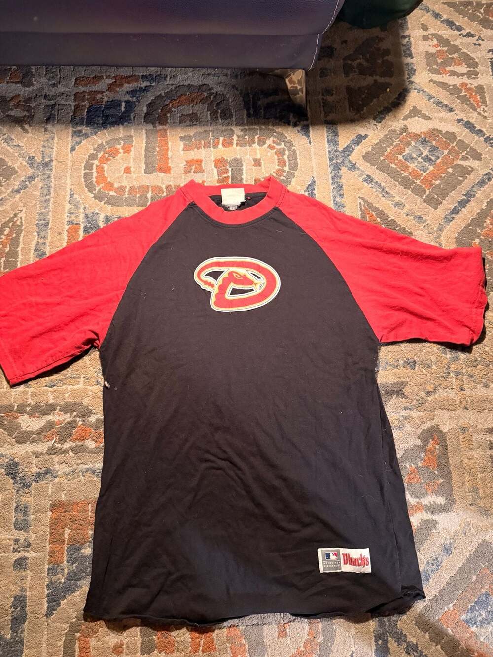 Vintage Lee Sport Arizona Diamondbacks MLB Genuine Merch Raglan T-Shirt